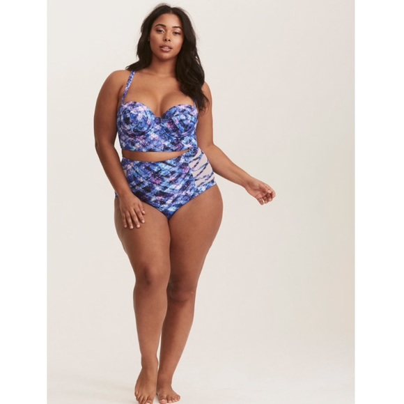NWT Torrid 2Piece Set! Space Geo Galaxy Bikini - Picture 4 of 6